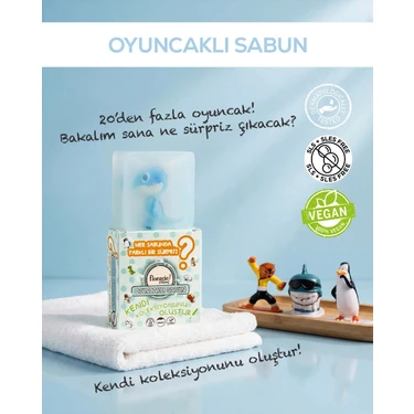 Floravie Natural Sürpriz Oyuncaklı Sabun Sls-Sles İçermez 50