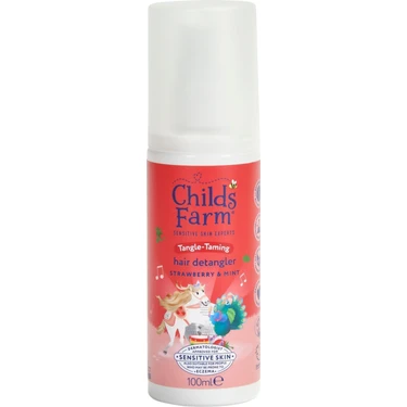Childs Farm Çilek ve Organik Nane Özlü Kolay Tarama Çocuk Saç Spreyi 100