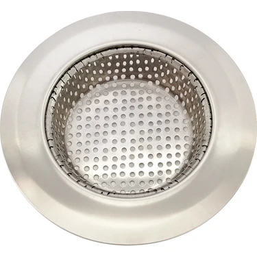 Fmk Aksesuar Paslanmaz Lavabo  Evye Süzgeci 11 cm Büyük