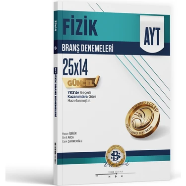 Bilgi Sarmal Yayınları AYT Fizik 25x14 Branş Denemeleri – Üniversite Hazırlık ve Sınav Pratik