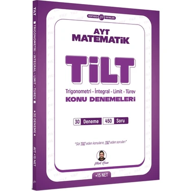 Mert Hoca Yayınları Mert Hoca AYT TİLT Denemeleri Trigonometri İntegral Limit Türev 30'lu