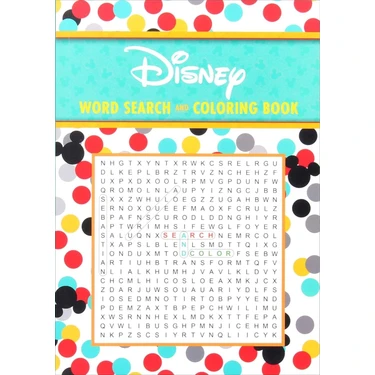 Disney Word Search And Coloring