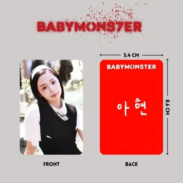 Babymonster '' BABYMONS7ER '' Tag Pob Set 2