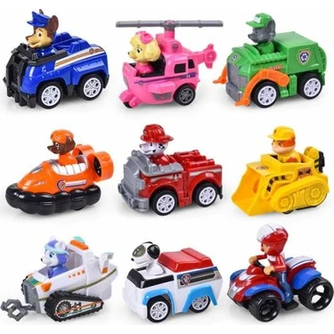 Kids Paw Patrol Oyuncak -9 Figürlü