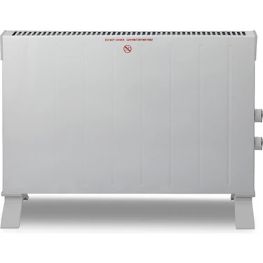 Kumtel 1250W Beyaz Konvektör Isıtıcı Ayarlanabilir Termostatlı Hızlı Isınma