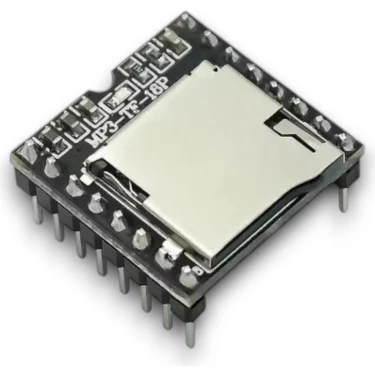 Elektromall MP3-TF-16P DF Player Mini Mp3 Player Mini Sd Kart