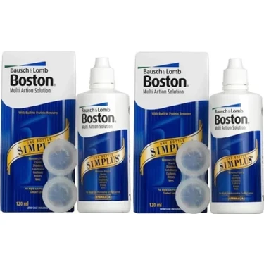Bausch + Lomb Boston Multi Action Simplus Lens-Solüsyonu 120 ml x 2