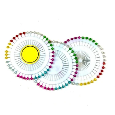 Pileli Store 3 Set Tesettür Eşarp Başlı Toplu Iğne 120