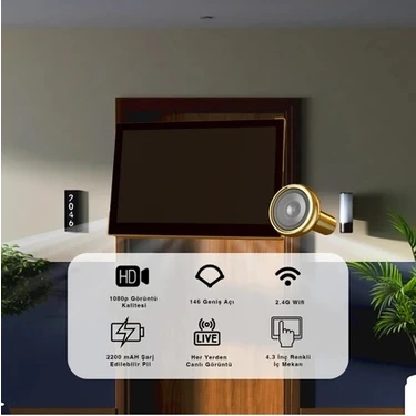 Ezviz Cs-Hp2 (2mp) Wıfı 1080P Görüntülü Diyafon