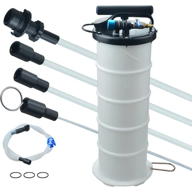 Vıktec 6,5 Litre Havalı/manuel Karterden Yağ Emme ve Vakumlama