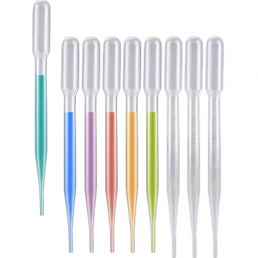 Pastör Pipeti Plastik Damlalık Non-Steril 3ml  50