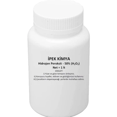 İpek Kimya Hidrojen Peroksit %50 Oksijenli Su 1