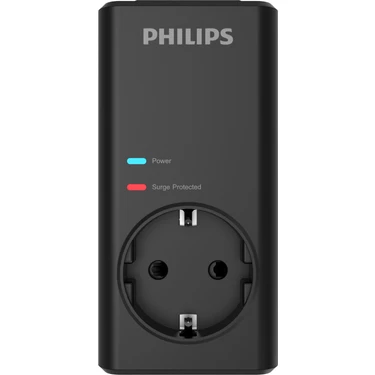 Philips CHP7010B/10 1140 Joule Tekli Akım Korumalı Priz,