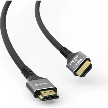 S-Link SLX-HD4K015 19+1 HDMI To HDMI 1.5mt Metal V2.0 4K (4096-2160) 60Hz
