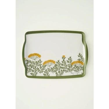 Garden Melamin Tepsi Yeşil (42X31