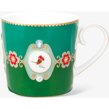 Pip Studio Love Birds Yeşil Porselen Kupa 150