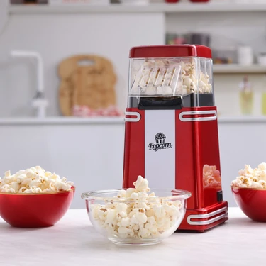 Cookplus Retro Popcorn Makinesi Küçük 900