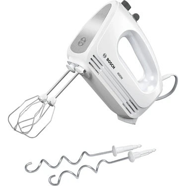 Bosch MFQ24200 Beyaz / Gümüş El Mikseri 400 W Güçlü Motor ve Ergonomik