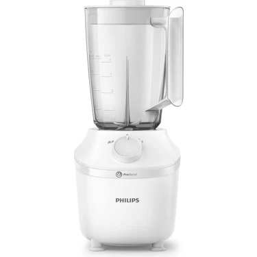 Philips 3000 Serisi Blender, ProBlend Teknolojisi, 450W, 1,9 Lt, Paslanmaz Çelik Bıçaklar, Beyaz,