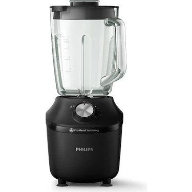 Philips 3000 Serisi Blender ProBlend Crush Teknolojisi 600W, 2 Lt, 2 Hız Ayarı + Darbe, Cam Hazne,