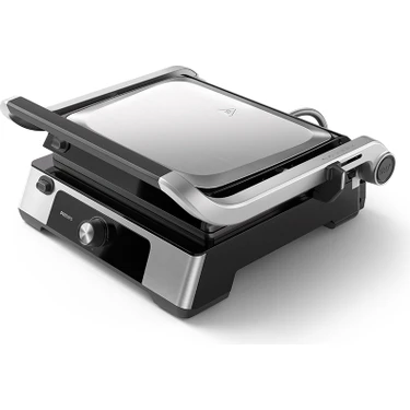 Philips 5000 Serisi 2200W Izgara ve Tost Makinesi,Çıkarılabilir Plakalar, Izgara için Tam Açılır,