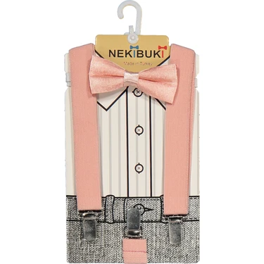 Neki̇buki  1-9 Yaş Pantolon Askı Papyon