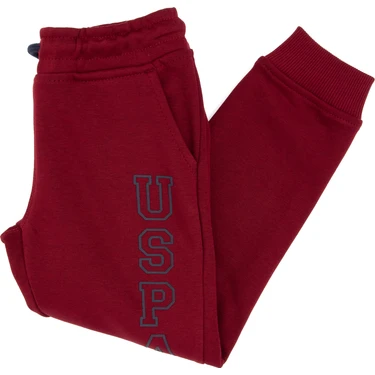 U.s. Polo Assn. Erkek Çocuk Bordo Eşofman Altı
