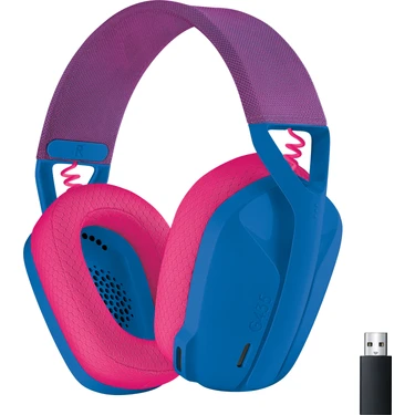 Logitech 981-001062 G435 Blue-Raspberry Mikrofonlu LightSpeed Kablosuz Gaming (Oyuncu)