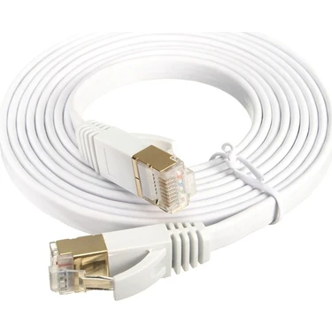 Alfais 4262 Cat7 Ethernet RJ45 Modem İnternet Kablosu 10 Metre 10Gbps