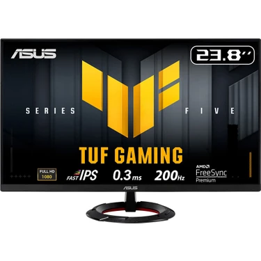 Asus Tuf Gamıng VG249Q5R 23.8 Fast IPS 1920X1080 0.3ms 200Hz 300CD Dp HDMI Hoparlör Vesa 3yıl