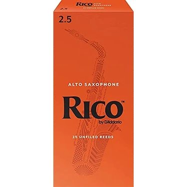 Rico Saxophone Reeds - Alto Saksafon Için Kamışlar - Oynama Kolaylığı Için Daha Ince Vamp Kesimi,