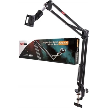Lastvoice NB39 Pro Masa Tipi Mikrofon Standı 35x35 cm Metal Malzeme ile Çin