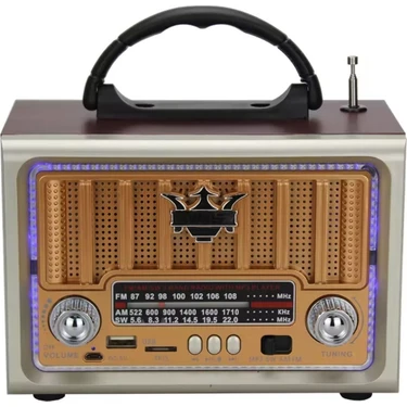 Özgün Adım® Taşınabilir Klasik Am/fm/sw  Retro Nostaljik