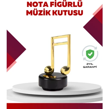 Pazarcan Altın Nota Temalı Müzik Kutusu Müzikli