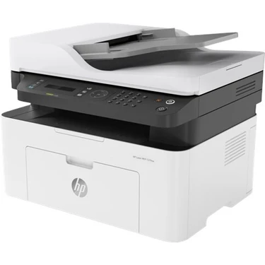 HP Laser MFP 137fnw, Baskı, Fotokopi, Tarama, Faks, Dakikada 20 sayfaya kadar siyah beyaz, 128 MB