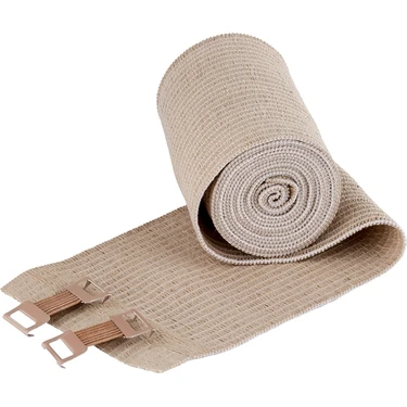 Life Care Elastik Bandaj 10 cm x 4.5 M (Gerilmiş) Ten