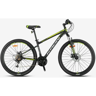 Kron Vortex 4.0 - 26  Mtb - 16' - 21 Vites - M.dısc - Mat Siyah-Gri/neon